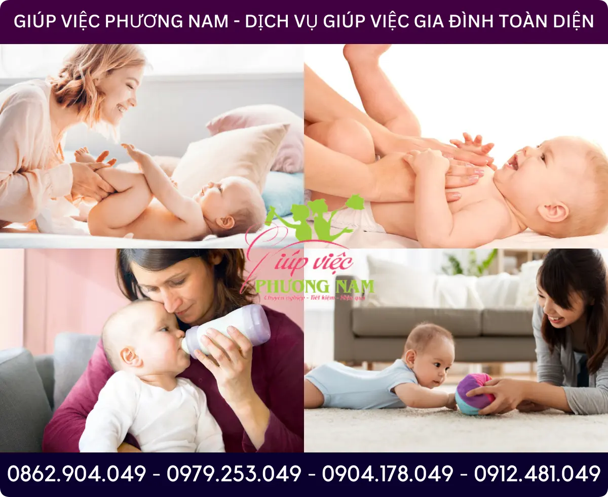 Dịch vụ giữ bé tại nhà ở Điện Biên