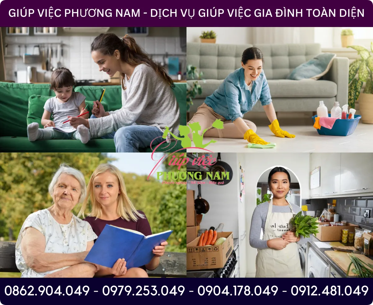 Dịch vụ giúp việc nhà tại Vĩnh Long