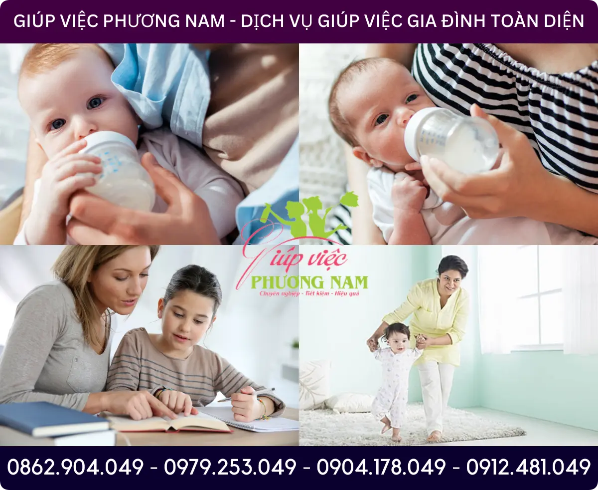 Dịch vụ tìm người chăm bé tại Điện Biên