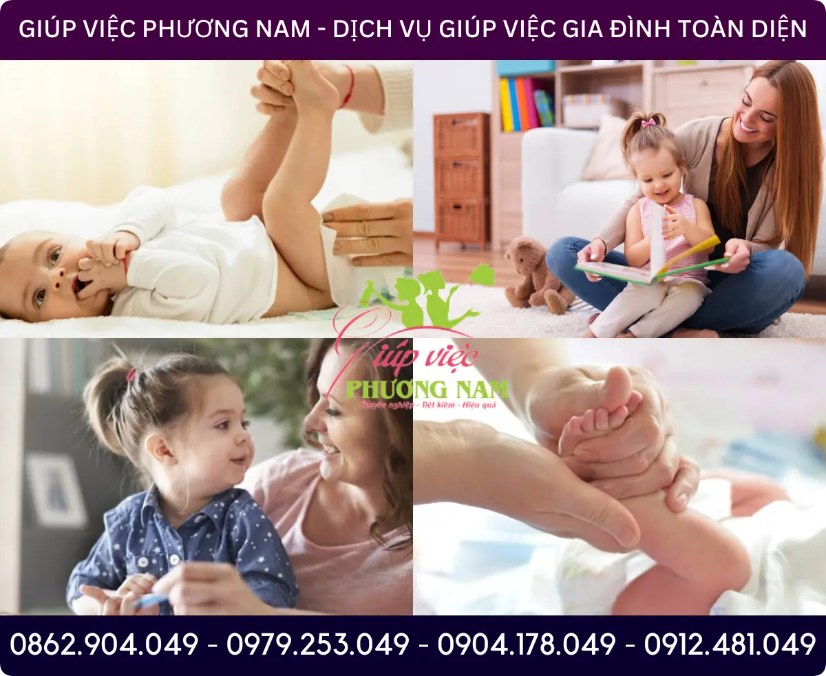 Dịch vụ tìm người chăm bé tại Hưng Yên