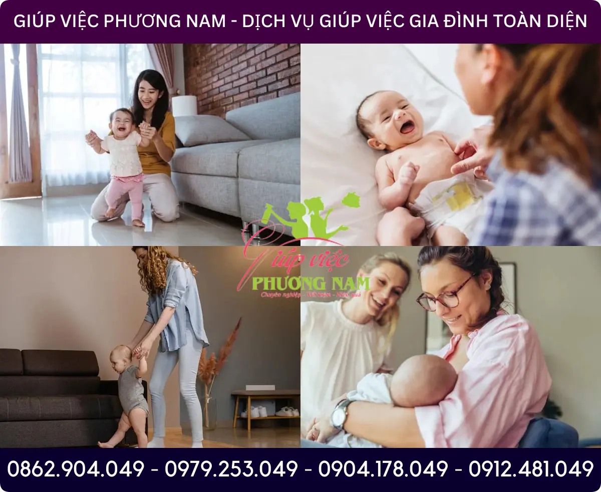 Dịch vụ tìm người chăm bé tại nhà ở Điện Biên