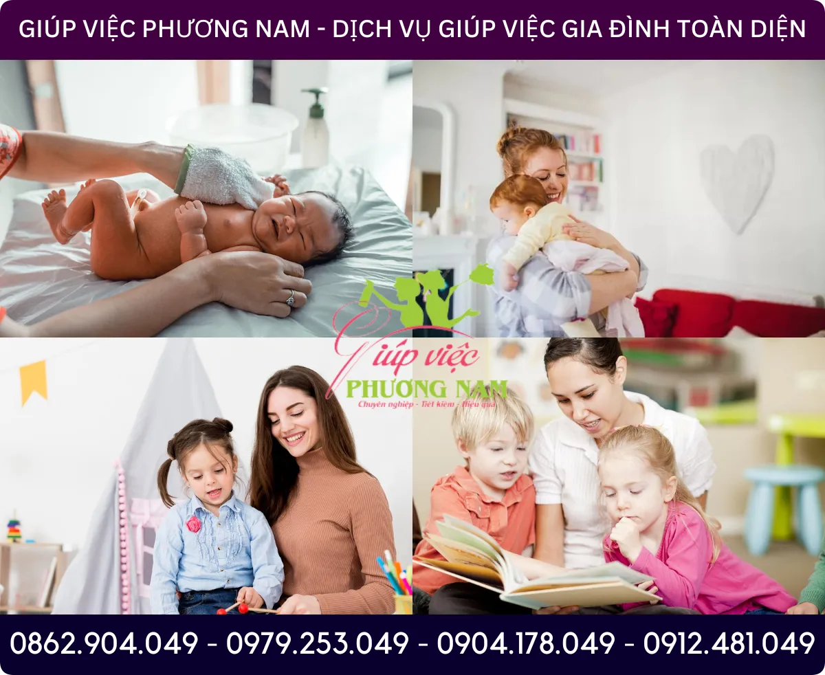 Dịch vụ tìm người chăm bé tại Trà Vinh