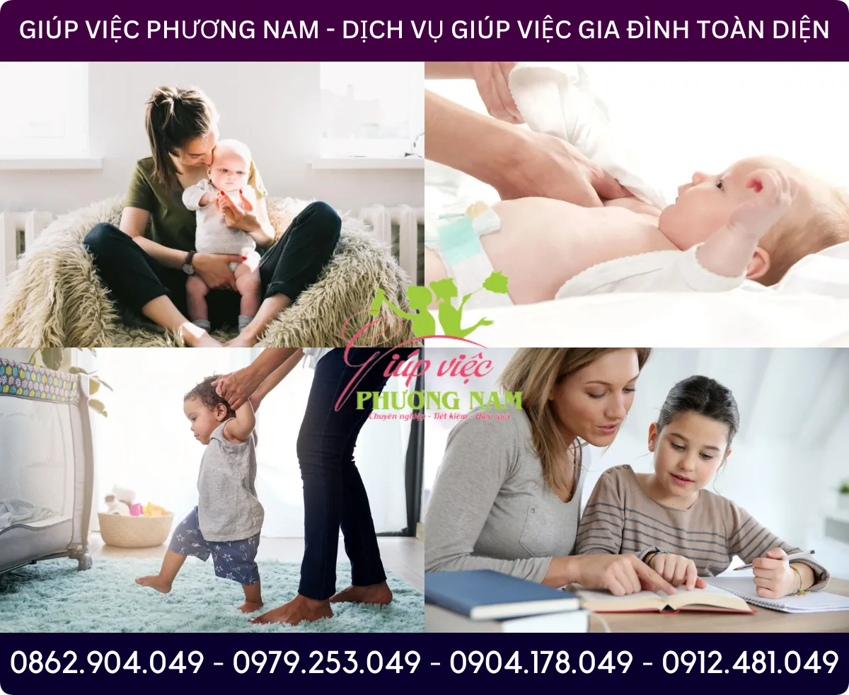 Dịch vụ tìm người chăm bé tại Yên Bái