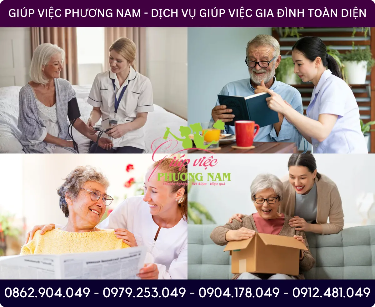 Dịch vụ tìm người chăm người già tại Trà Vinh