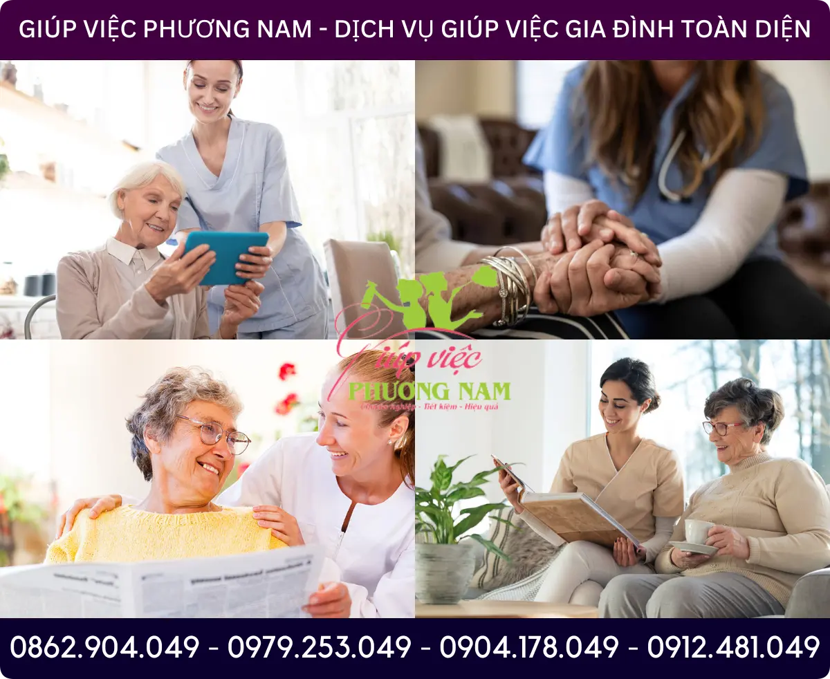 Dịch vụ tìm người chăm sóc người già tại Cà Mau