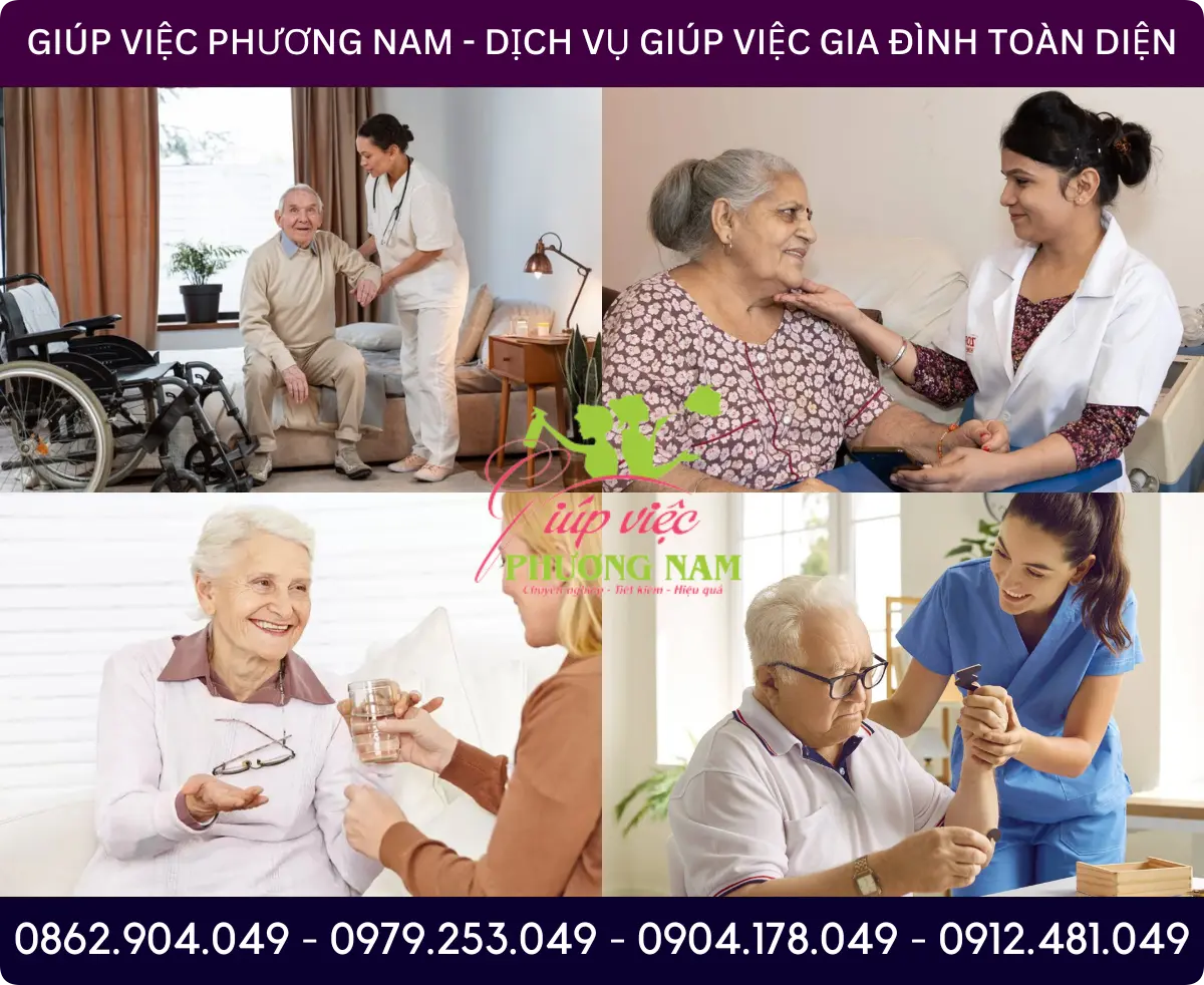 Dịch vụ tìm người chăm sóc người già tại Quảng Ngãi