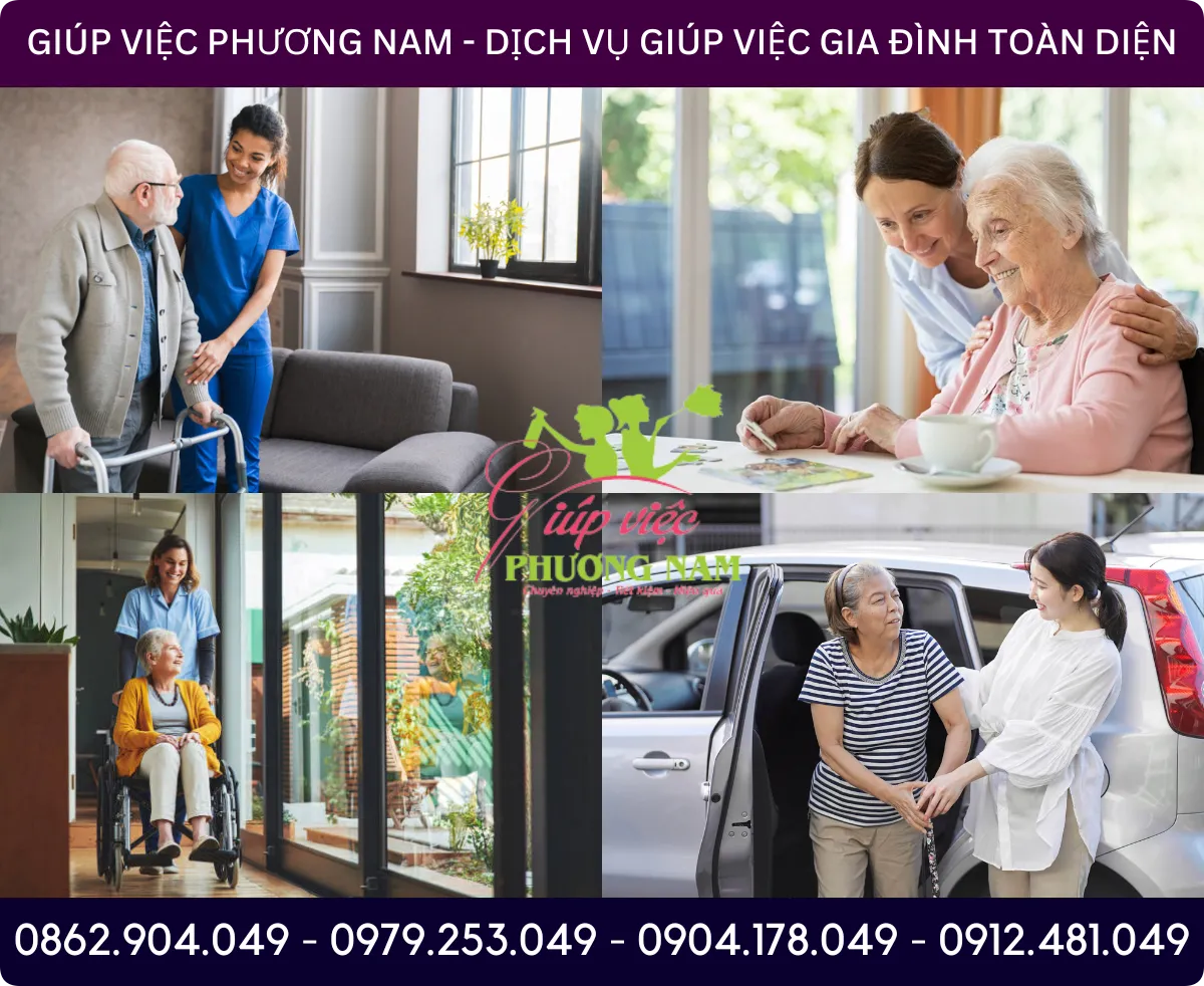 Dịch vụ tìm người chăm sóc người già tại Trà Vinh