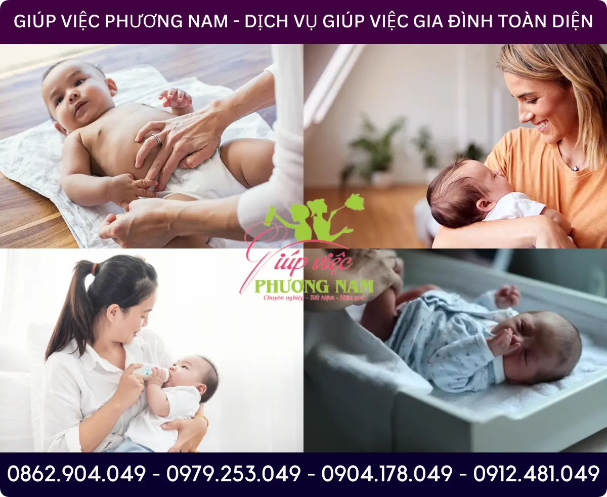 Dịch vụ tìm người chăm sóc trẻ sơ sinh tại Cần Thơ