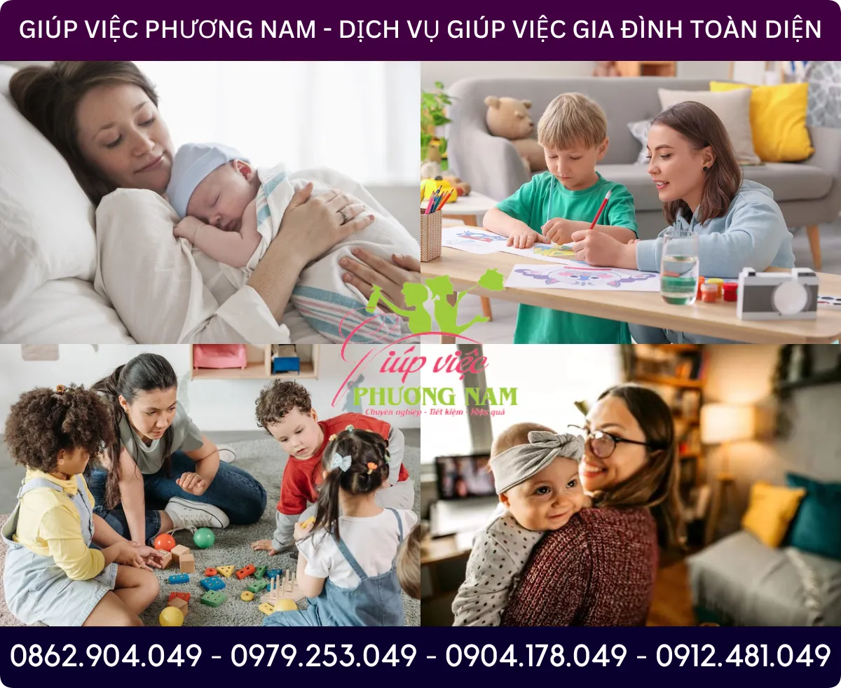 Dịch vụ trông bé tại nhà ở Vĩnh Long