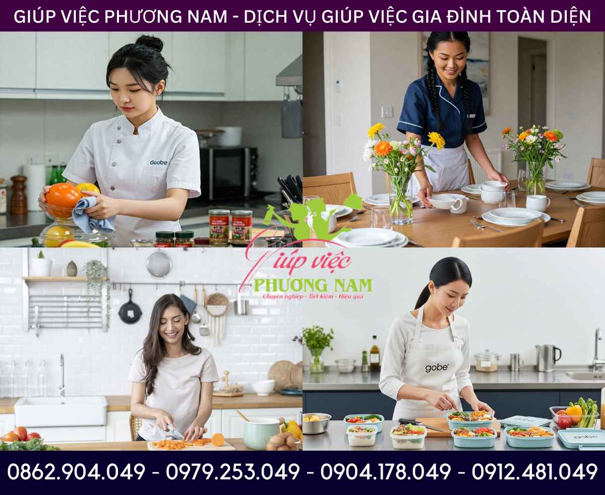 Kỹ năng chuyên sâu: Thuê người nấu ăn cho gia đình người nước ngoài tại nhà am hiểu kỹ thuật chế biến quốc tế
