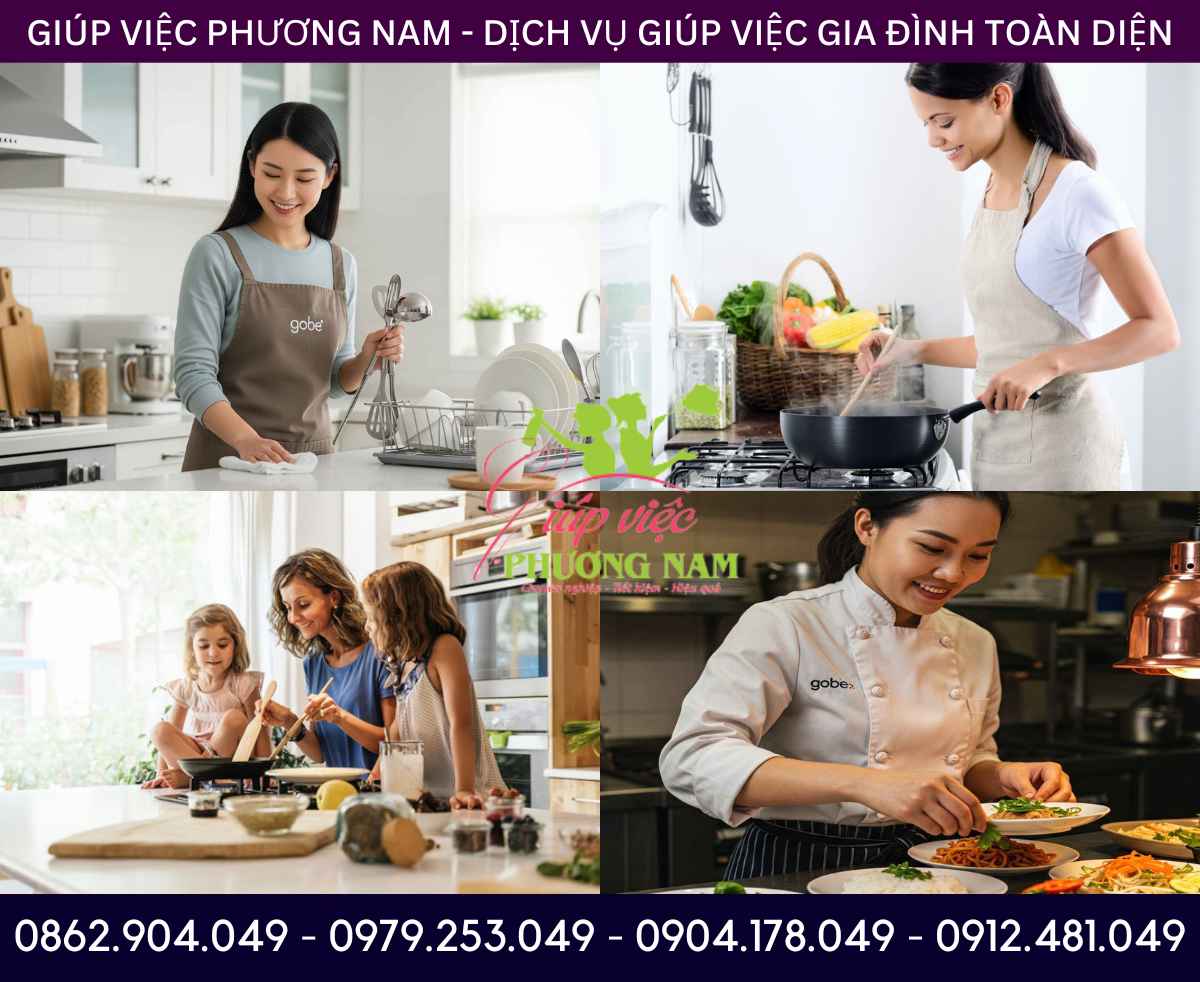 Nguồn gốc minh bạch: Cần người nấu ăn cho gia đình người nước ngoài tại nhà sử dụng thực phẩm Organic sạch