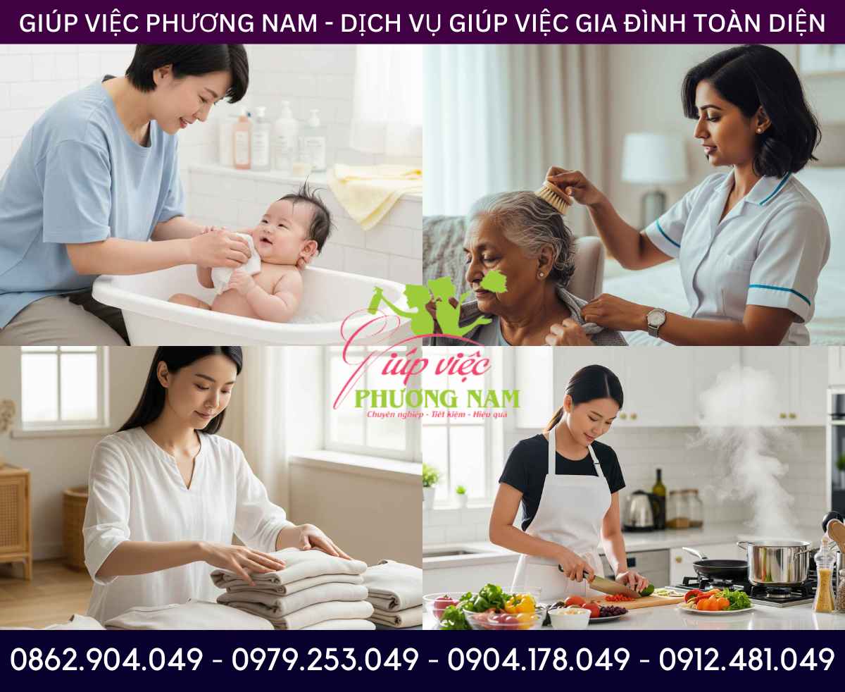 Lý lịch minh bạch: Công ty cung ứng dịch vụ giúp việc nhà TPHCM cam kết nhân thân tốt