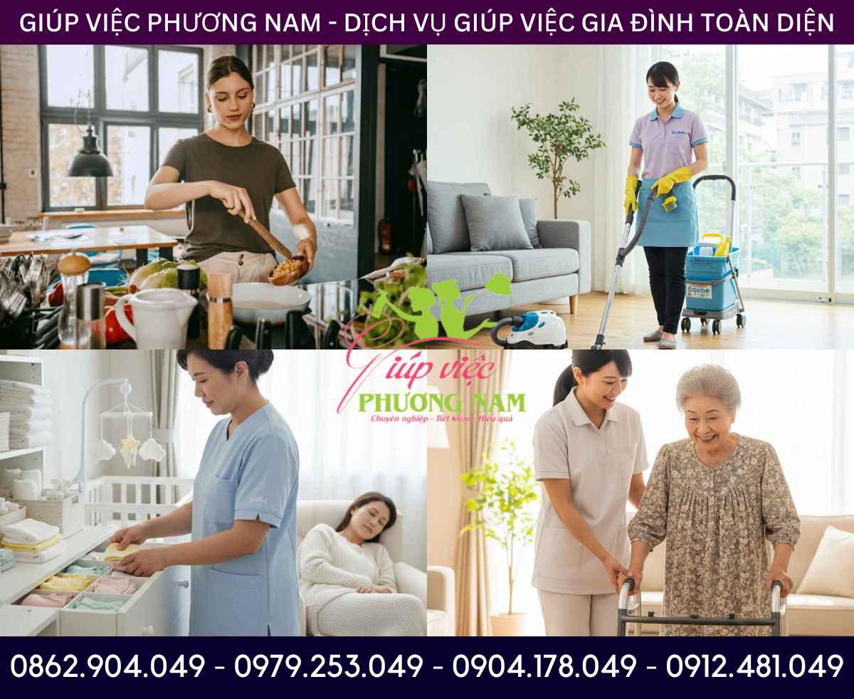 Kinh nghiệm dày dạn: Công ty giúp việc uy tín TPHCM cung cấp dịch vụ trông nhà 24/7