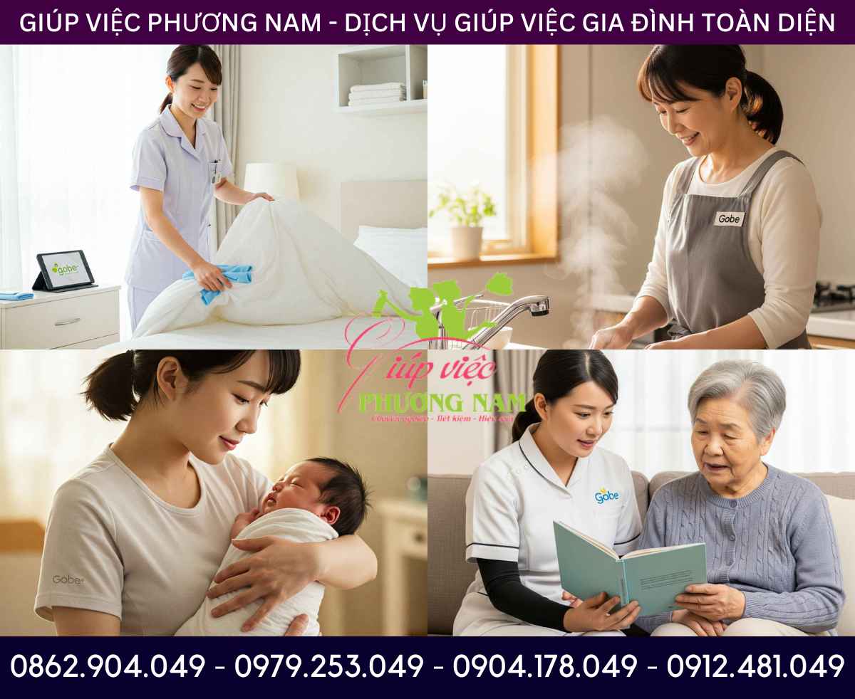 Giải pháp cho người bận rộn: Dịch vụ cung ứng người giúp việc hỗ trợ gia đình toàn diện