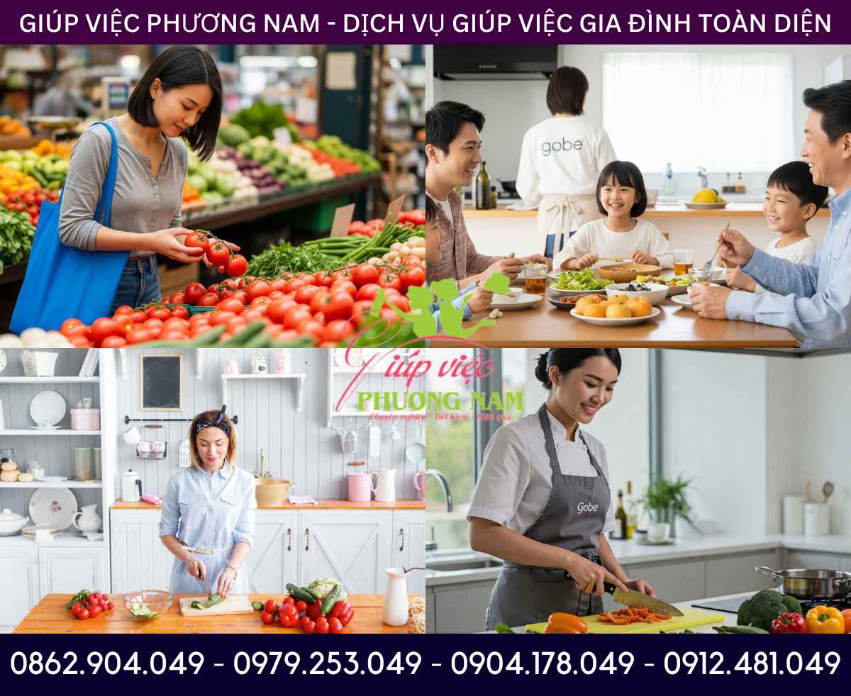 Tiêu chuẩn cao cấp: Tìm người nấu ăn cho người nước ngoài tại nhà giỏi tiếng Anh, giao tiếp tự tin